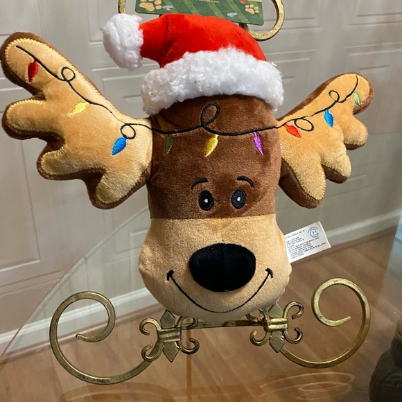 - Brand New Giftable Pinguin With Santa’s Hat 10” Dog Toy With Squeaker. - Picture 5 of 6